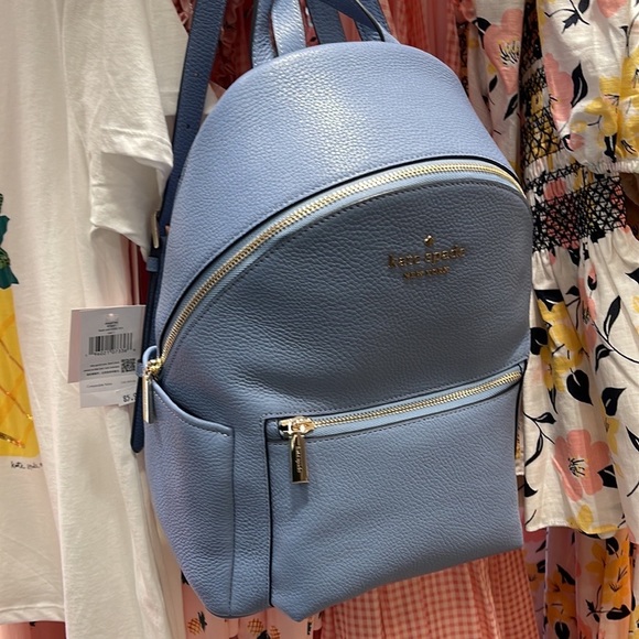 Kate Spade Leila Pebbled Leather Medium Dome Backpack
Dusty Blue - Picture 4 of 16